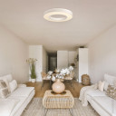 LED lubų šviestuvas, 36W, baltas, apvalus, neutrali balta šviesa