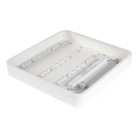 LED lubų šviestuvas, 36W, baltas, kvadratinis, neutrali balta šviesa