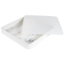 LED lubų šviestuvas, 36W, baltas, kvadratinis, neutrali balta šviesa