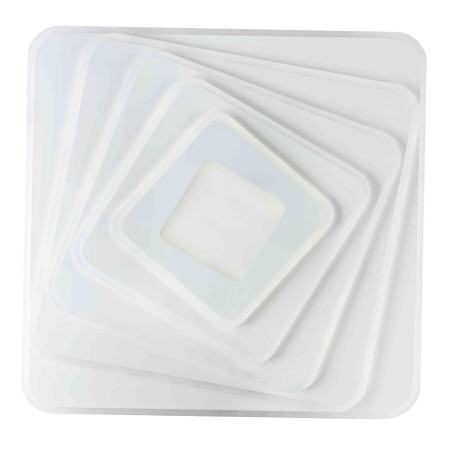 LED lubų šviestuvas, 120W (2*60W), kvadratinis, nuotolinis valdymas, CCT šviesa