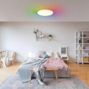 LED lubų šviestuvas, 18W CCT, 32W RGB, baltas