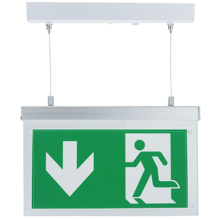 LED evakuacinis šviestuvas, 2W, 3 val., pakabinamas