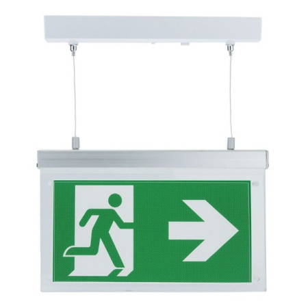 LED evakuacinis šviestuvas, 2W, 3 val., pakabinamas