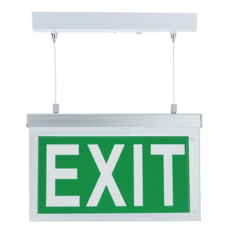 LED evakuacinis šviestuvas, 2W, 3 val., pakabinamas