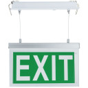 LED evakuacinis šviestuvas, 2W, 3 val., pakabinamas, su užrašu