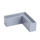 LED linijinis L sujungimas, 10W, sidabrinis, plonas, neutrali balta šviesa