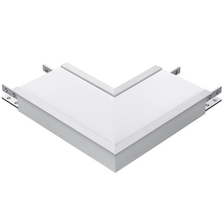 LED linijinis L sujungimas, 8W, baltas, apatinis, neutrali balta šviesa