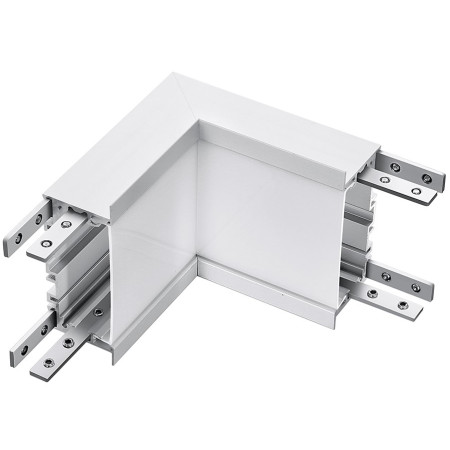 LED linijinis L sujungimas, 8W, baltas, vidinis, neutrali balta šviesa