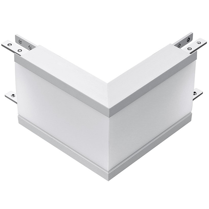 LED linijinis L sujungimas, 8W, baltas, išorinis, neutrali balta šviesa