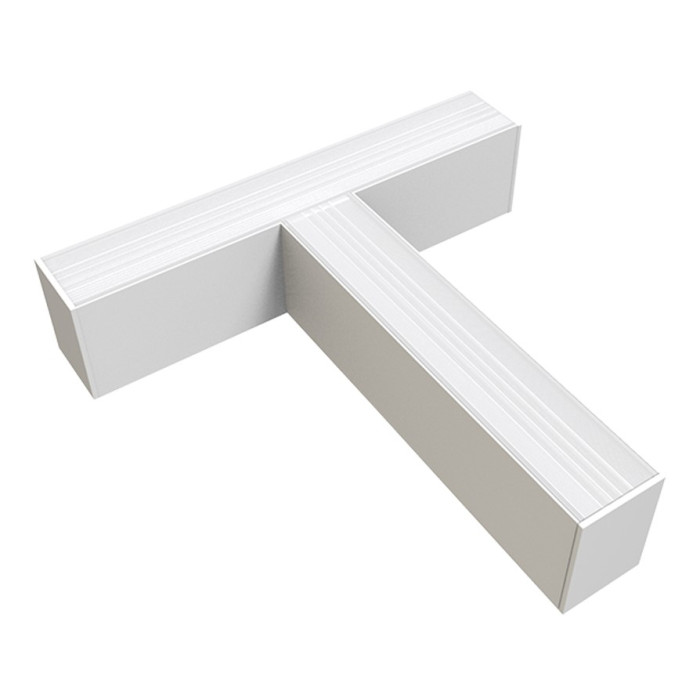 LED linijinis T sujungimas, 15W, baltas, plonas, šalta balta šviesa