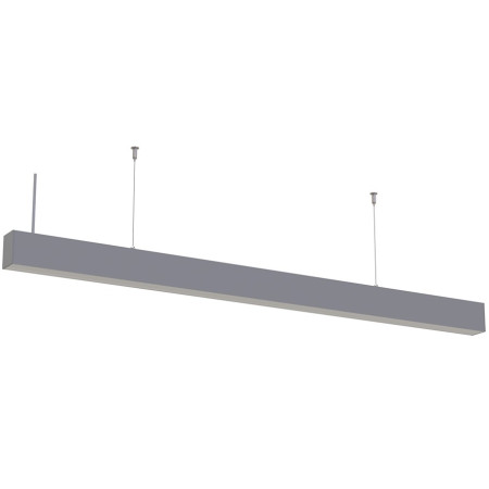 LED linijinis šviestuvas, 40W, sidabrinis, sujungiamas, 5 metai garantija, neutrali balta šviesa