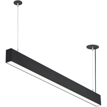 LED linijinis šviestuvas, 50W, juodas, sujungiamas, neutrali balta šviesa