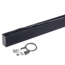 LED linijinis šviestuvas, 50W, juodas, sujungiamas, neutrali balta šviesa