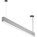 LED linijinis šviestuvas, 50W, sidabrinis, sujungiamas, neutrali balta šviesa