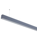 LED linijinis šviestuvas, 50W, sidabrinis, sujungiamas, neutrali balta šviesa