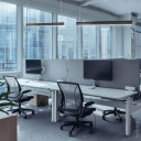 LED linijinis šviestuvas, 40W, juodas, 3 metai garantija, neutrali balta šviesa