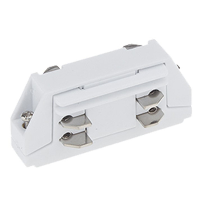 Tiesus mini sujungimas 3F bėginei LED sistemai, baltas