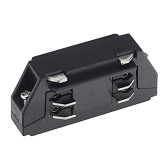 Tiesus mini sujungimas 3F bėginei LED sistemai, juodas