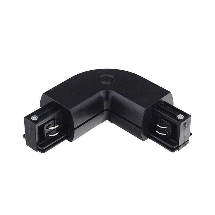 L sujungimas 3F bėginei LED sistemai, juodas