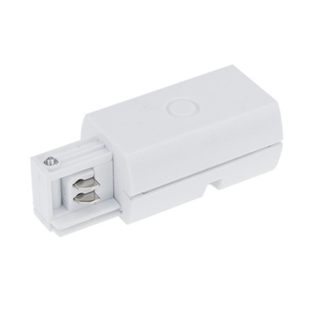 Maitinimo sujungimas 3F bėginei LED sistemai, baltas