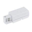 Maitinimo sujungimas 3F bėginei LED sistemai, baltas