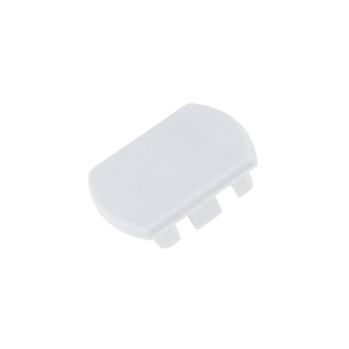 Galinis dangtelis 3F bėginei LED sistemai, baltas