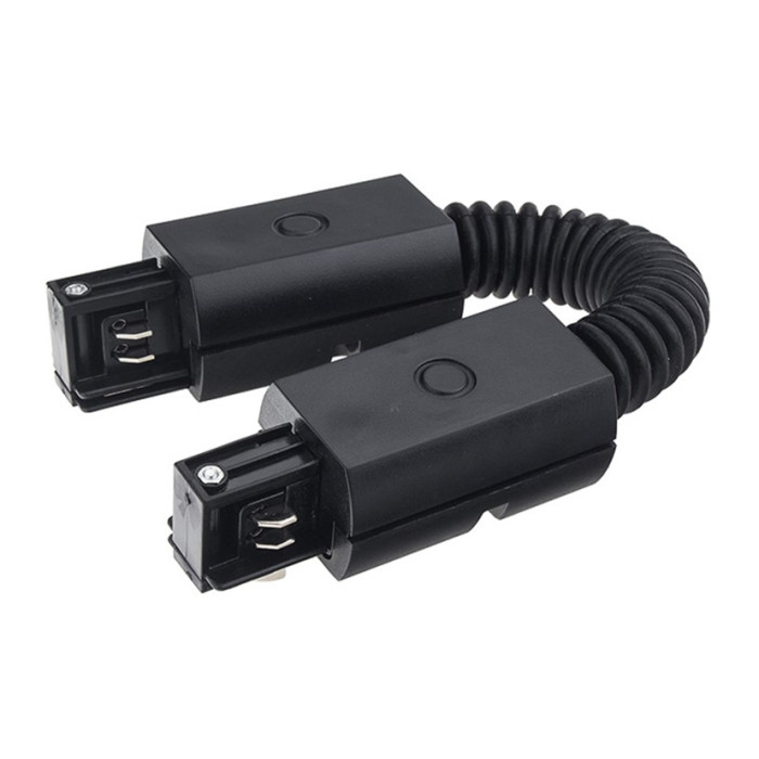 Lankstus sujungimas 3F bėginei LED sistemai, juodas