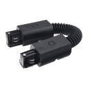 Lankstus sujungimas 3F bėginei LED sistemai, juodas