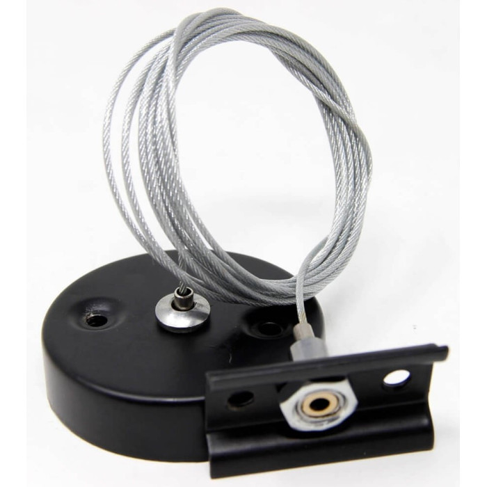 3F bėginės LED sistemos pakaba, juoda