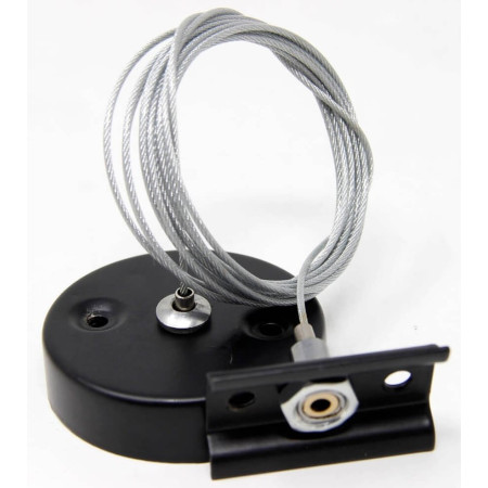 3F bėginės LED sistemos pakaba, juoda