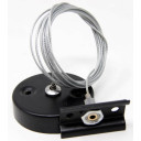 3F bėginės LED sistemos pakaba, juoda