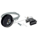 3F bėginės LED sistemos pakaba, juoda