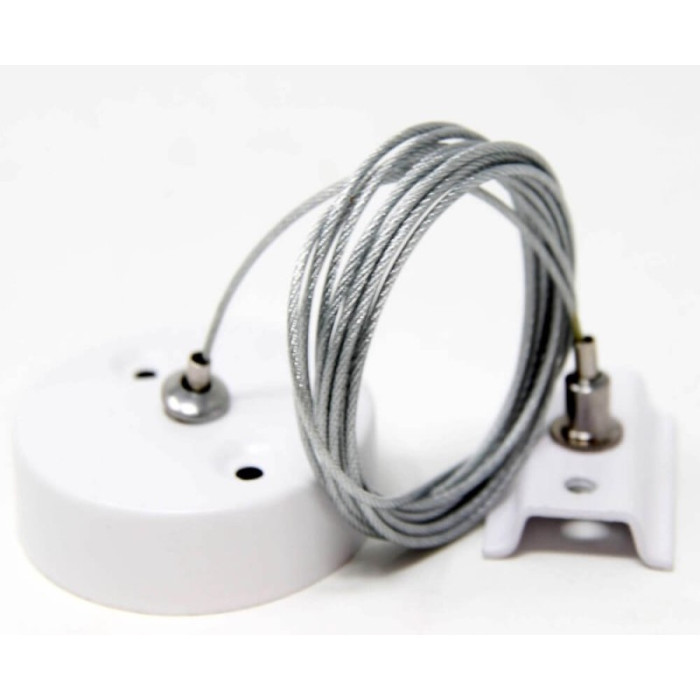 3F bėginės LED sistemos pakaba, balta