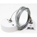 3F bėginės LED sistemos pakaba, balta