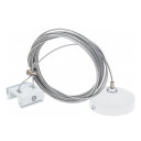 3F bėginės LED sistemos pakaba, balta