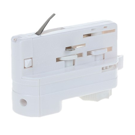 3F bėginės LED sistemos pakabos adapteris, baltas