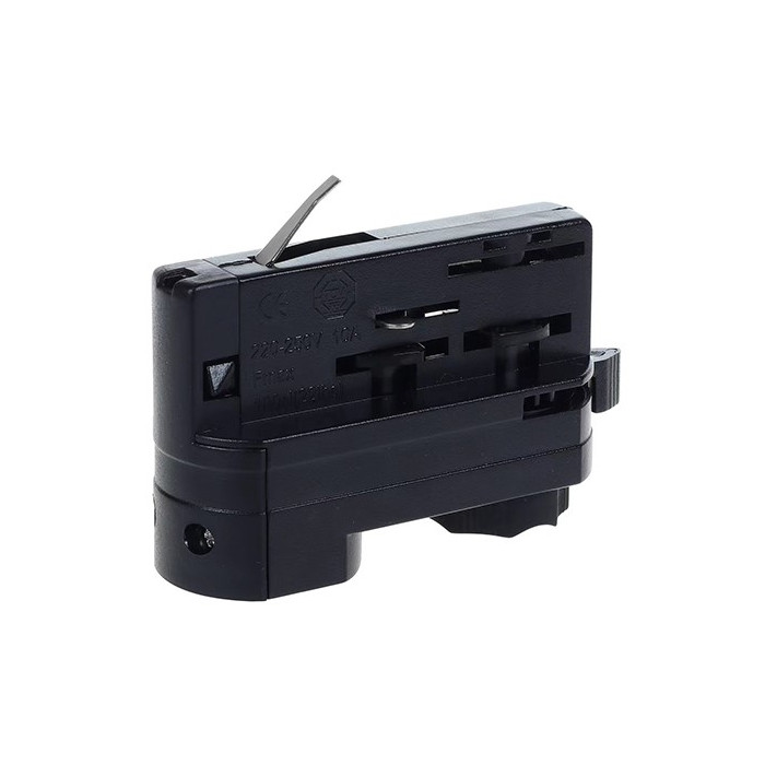 3F bėginės LED sistemos pakabos adapteris, juodas