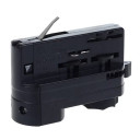 3F bėginės LED sistemos pakabos adapteris, juodas