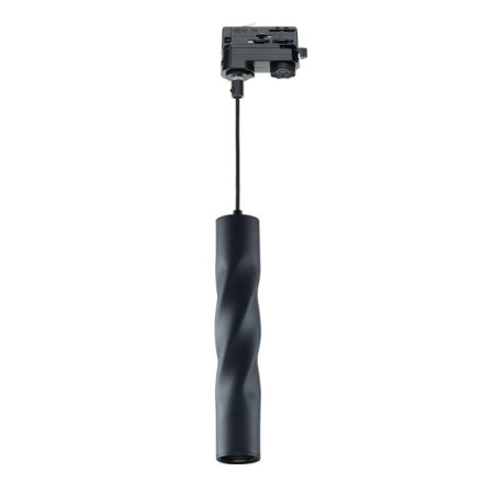 3F bėginės LED sistemos pakabos adapteris, juodas