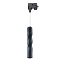 3F bėginės LED sistemos pakabos adapteris, juodas