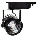 LED bėginis šviestuvas, 3F, 12W, 960Lm, juodas, šalta balta šviesa