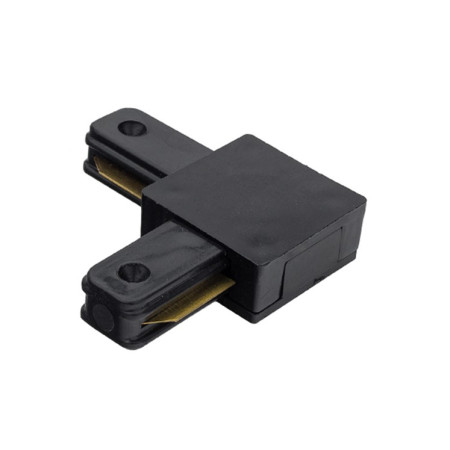 Kampinis sujungimas 1F bėginei LED sistemai, juodas