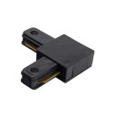 Kampinis sujungimas 1F bėginei LED sistemai, juodas