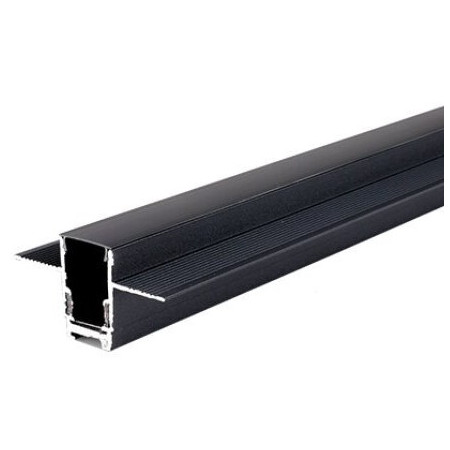 LED magnetinė sistema R15B, plotis 1.9cm, įmontuojama, juoda, ilgis 2m