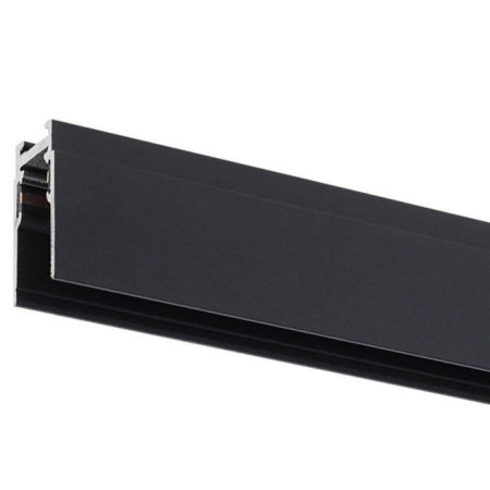LED magnetinė sistema S15, plotis 1.9cm, kabanti/paviršinė, juoda, ilgis 2m