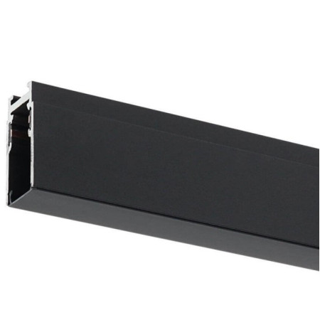 LED magnetinė sistema S15, plotis 1.9cm, kabanti/paviršinė, juoda, ilgis 2m