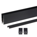 LED magnetinė sistema S15, plotis 1.9cm, kabanti/paviršinė, juoda, ilgis 2m