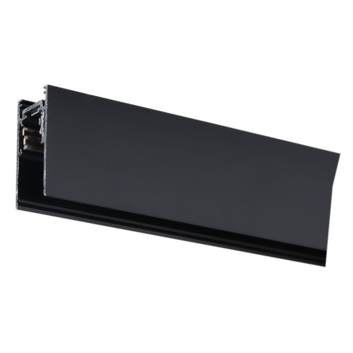 LED magnetinė sistema S20, plotis 2.5cm, kabanti/paviršinė, juoda, ilgis 1m