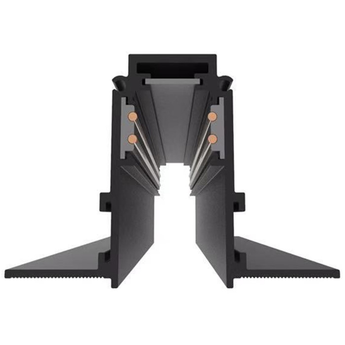 LED magnetinė sistema R20, plotis 2.5cm, įmontuojama, juoda, ilgis 2m