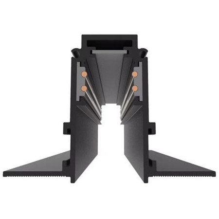 LED magnetinė sistema R20, plotis 2.5cm, įmontuojama, juoda, ilgis 2m